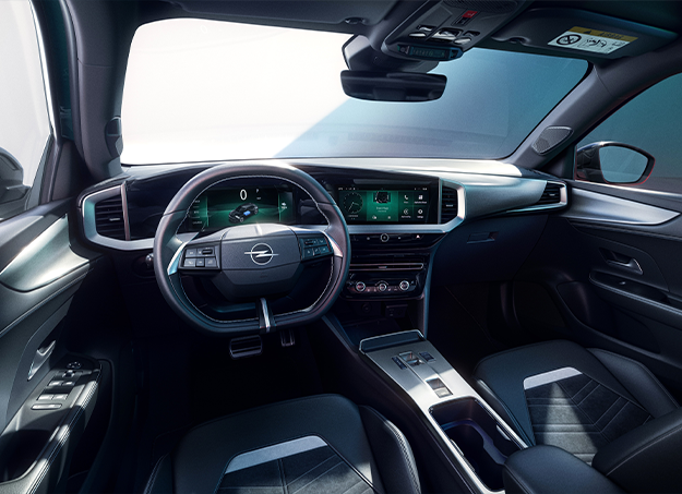 Intérieur moderne et connecté de l'Opel Mokka